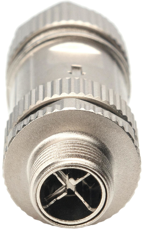 Конектор DIGITUS CАТ 6A M12 M, X-coded, STP, IP67