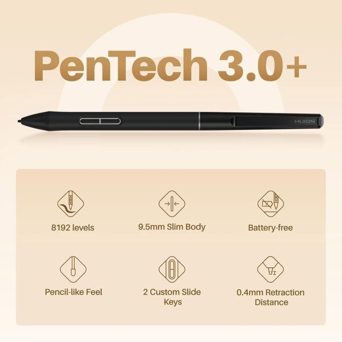 Графический планшет Huion 6.3"x3,9" Inspiroy Frego S, BT, USB-C, черный