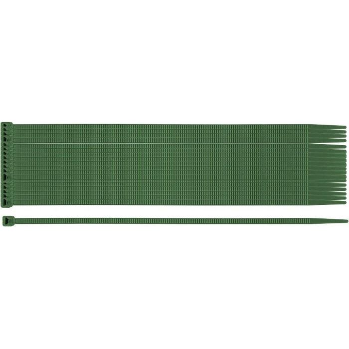 Neo Tools Cable Tie, 50pcs, Plastic, 3.6x200mm, Green