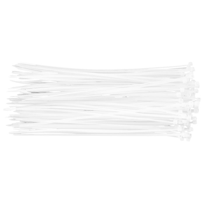 Хомут-стяжка Neo Tools, пластик, 2.5x200мм, білий, 100шт