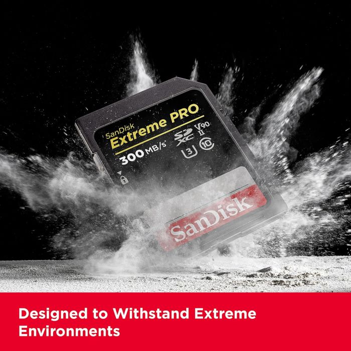 Карта пам'яті SanDisk SD  256GB C10 UHS-II U3 R300/W300MB/s Extreme Pro V90