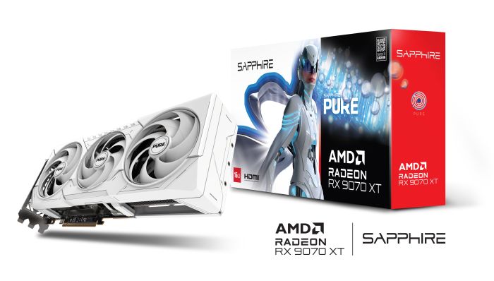 Відеокарта SAPPHIRE Radeon RX 9070 XT 16GB GDDR6 PURE GAMING OC