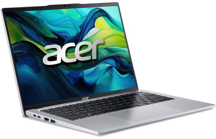 Ноутбук Acer Swift Go 14 SFG14-73 14" 2.8K OLED, Intel U7-155H, 32GB, F1TB, UMA, Win11, серебристый