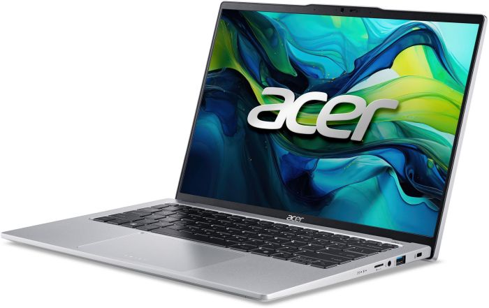 Ноутбук Acer Swift Go 14 SFG14-73 14" 2.8K OLED, Intel U7-155H, 32GB, F1TB, UMA, Win11, серебристый