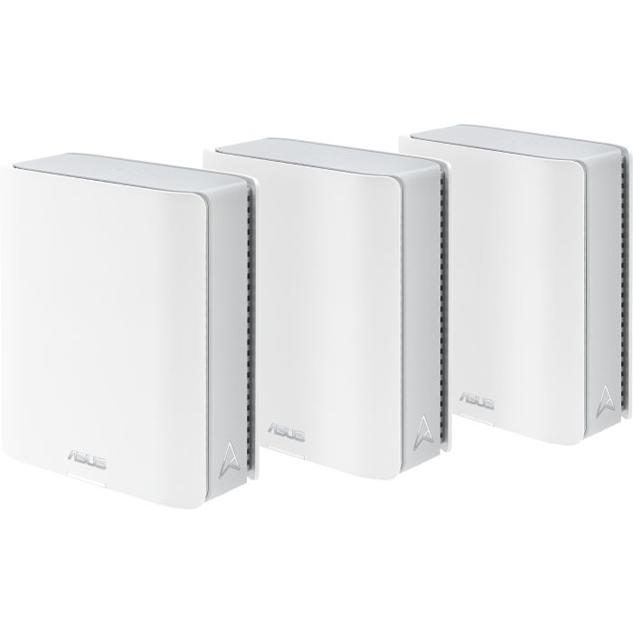 Система WiFi-Mesh ASUS ZenWiFi BT10 BE25000, 1x10GE LAN, 1xGE WAN/LAN, 1x10GE LAN, 1xUSB 3.0, 3мод, білий