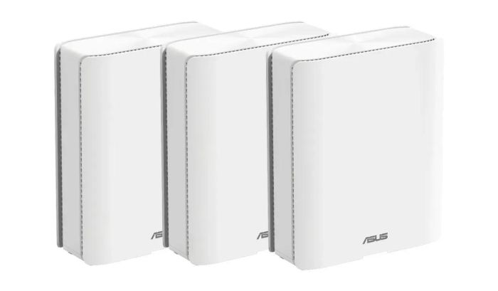 Система WiFi-Mesh ASUS ZenWiFi BQ16 BE25000, 2xGE LAN, 1xGE WAN/LAN, 1x10GE LAN, 1x10GE WAN/LAN 1xUSB 3.0, 3мод, білий