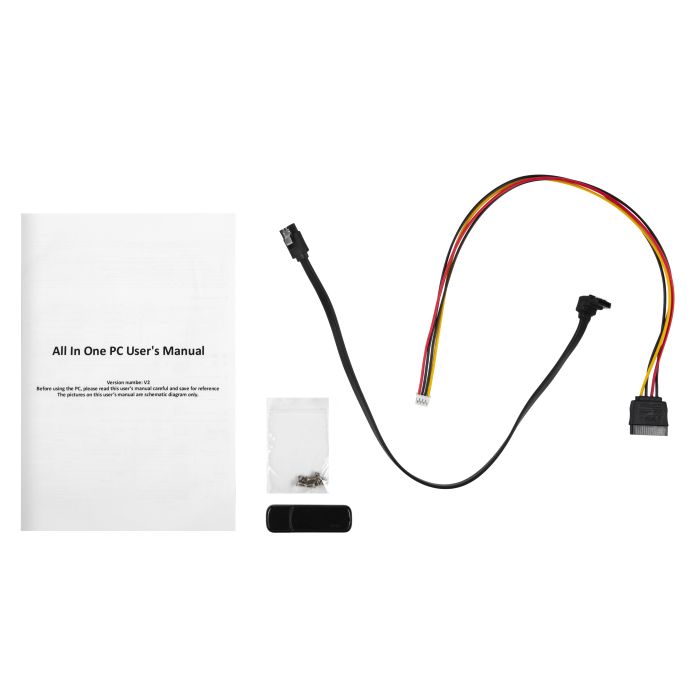 Комп'ютер персональний моноблок 2E Rational K10 27" FHD IPS Intel i3-12100, 16Gb, F512GB, UMA, B660, K10.660, 150W, FreeDos, білий