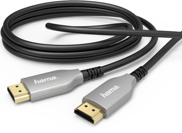 Hama Cable HDMI (AM/AM), 10m, 4K, active, black
