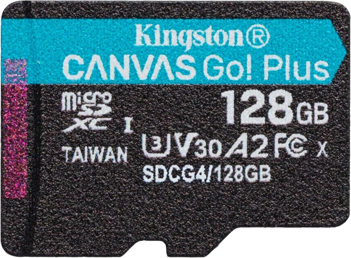 Kingston microSD  128GB C10 UHS-I U3 A2 V30 R200MB/s