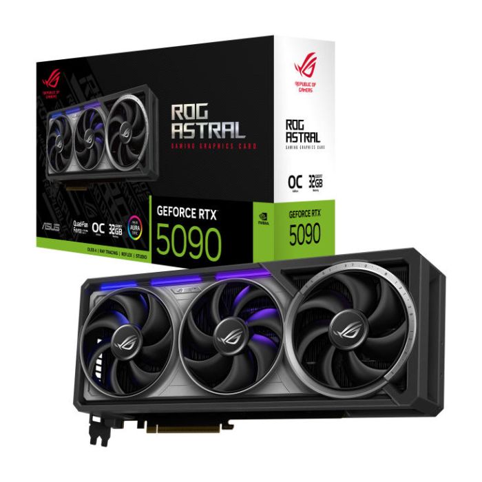 Відеокарта ASUS GeForce RTX 5090 32GB GDDR7 OC ROG-ASTRAL-RTX5090-O32G-GAMING