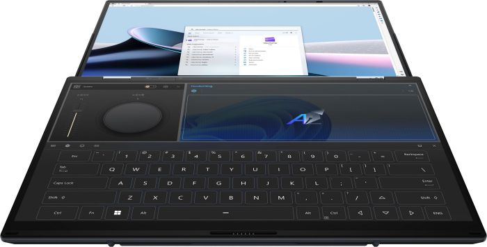 Ноутбук ASUS Zenbook DUO UX8406CA-QL214X 14" FHD OLED, Intel Ultra 7 255H, 32GB, F2TB, UMA, Win11P, Серый