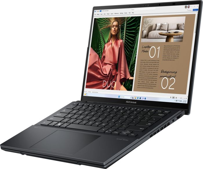 ASUS Notebook Zenbook DUO UX8406CA-QL049W 14" FHD OLED, Intel Ultra 7 255H, 32GB, F1TB, UMA, Win11, Grey