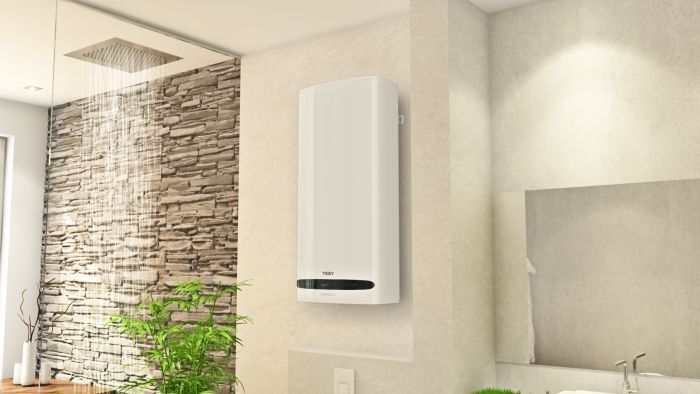 Water heater electr. TESY Bellislimo Cloud flat GCR 1002722 E31 ECW Wi-Fi, 100 l, 2.2 kW, uni installation, electric control, B, white