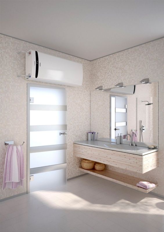 Water heater electr. TESY Bellislimo Cloud flat GCR 1002722 E31 ECW Wi-Fi, 100 l, 2.2 kW, uni installation, electric control, B, white