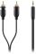 Belkin Cable jack 3.5 > 2xRCA (M/M), 2m, black