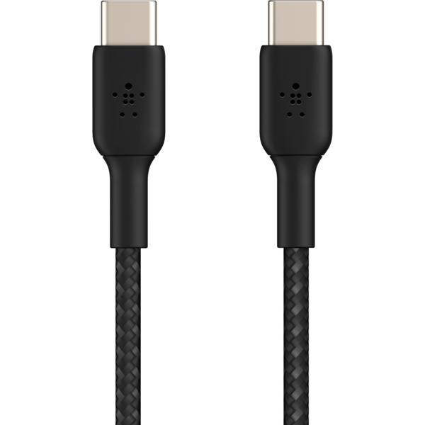 Belkin сable USB-C > USB-C charge/data, 1m, 60W, Type-C, BRAIDED, black