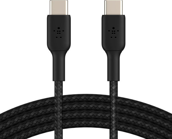Belkin сable USB-C > USB-C charge/data, 1m, 60W, Type-C, BRAIDED, black