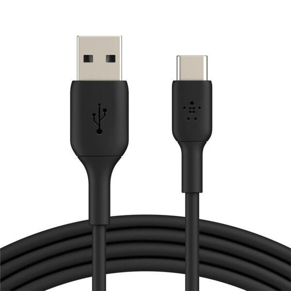 Belkin сable USB-A > USB-C charge/data, 2m, Type-C, PVC, black