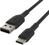 Кабель USB-A > USB-C заряджання/синхронізації Belkin 2м, 15Вт, Type-C, PVC, чорний
