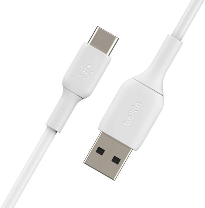 Кабель USB-A > USB-C зарядки/синхронизации Belkin, 2м, Type-C, PVC, белый