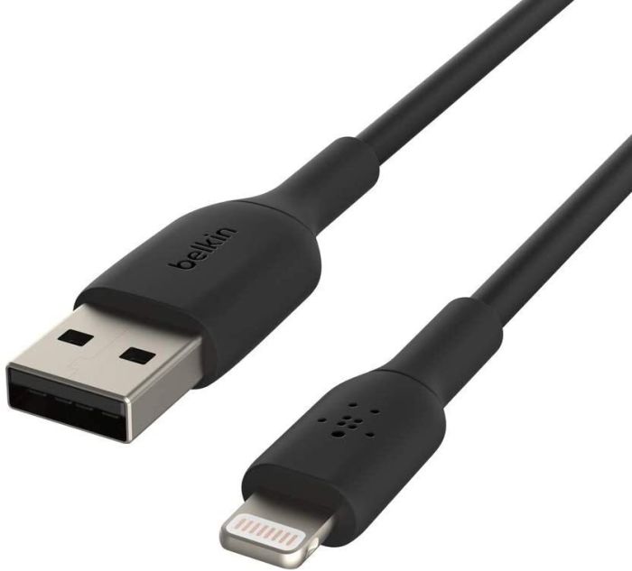 Belkin сable USB-A > Lightning charge/data, 1m, PVC, black