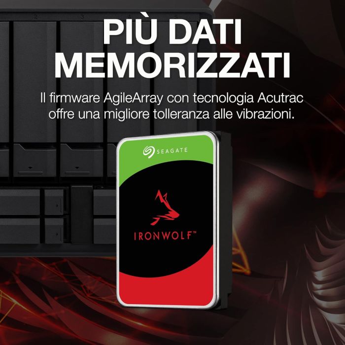 Seagate  2TB 3.5" 5400 256MB SATA IronWolf