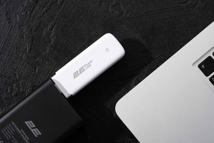 Мобільний маршрутизатор 2E PowerLink (MiFi-1 2024) LTE, Wi-Fi4, 1xUSB, 1xCRC9 білий
