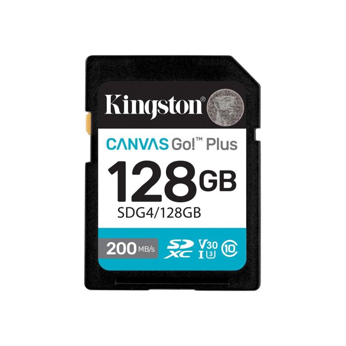 Карта памяти Kingston SD  128GB C10 UHS-I U3 V30 R200MB/s