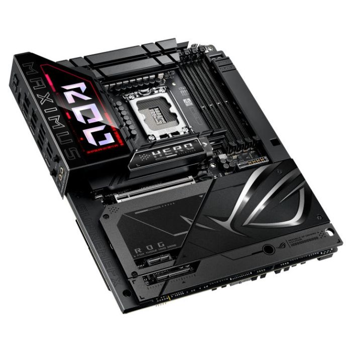 Материнcька плата ASUS ROG MAXIMUS Z890 HERO BTF s1851 Z890 4xDDR5 M.2 Thunderbolt HDMI Wi-Fi BT ATX BTF скрытое подключение разъемов
