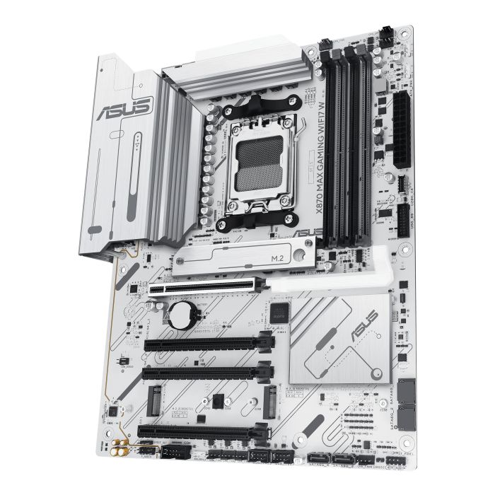ASUS Motherboard X870 MAX GAMING WIFI7 W sAM5 X870 4xDDR5 M.2 HDMI USB Type-C WiFi BT ATX white