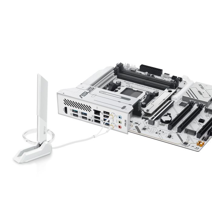 ASUS Motherboard X870 MAX GAMING WIFI7 W sAM5 X870 4xDDR5 M.2 HDMI USB Type-C WiFi BT ATX white