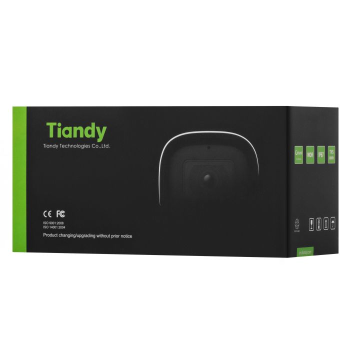 IP-камера  : 5MP, Starlight Bullet, 2.7–13.5 мм AVF, f/1.6, ИК до 80 м, DC 12В, PoE, IP67 Tiandy TC-C35US