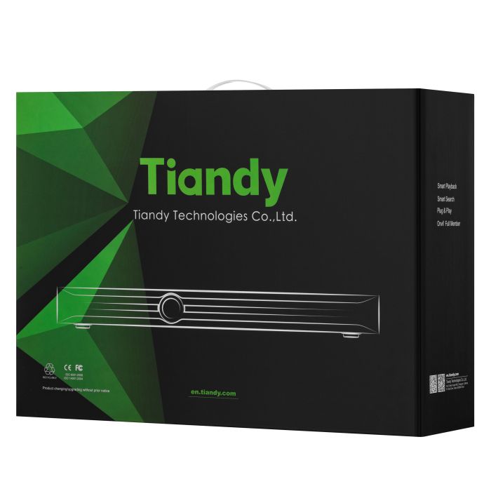 NVR  Spec:I/B/N/V4.0, 40ch, 4HDD Tiandy TC-R3440
