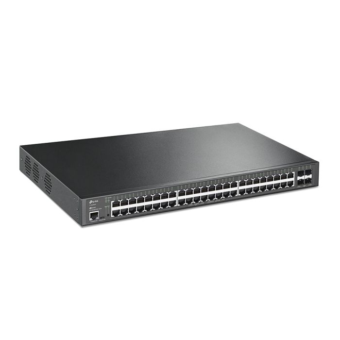 Коммутатор TP-LINK  48xGE (48xPoE), 4xSFP+, 500Вт, Керований L2 TP-Link SG3452XP