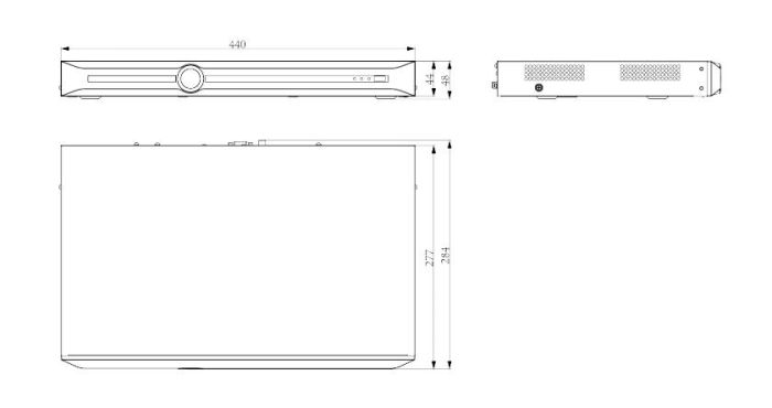 Відеореєстратор Tiandy TC-R3210 Spec:I/B/P8/K/V3.1, 10ch, 2HDD, 8PoE, 4K