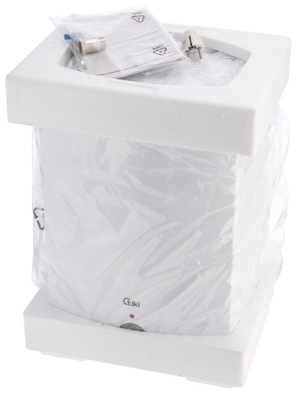 Electric water heater TIKI compact GT, 10L, 2kW, mounting above the sink, mechanical control, A, white, 700186