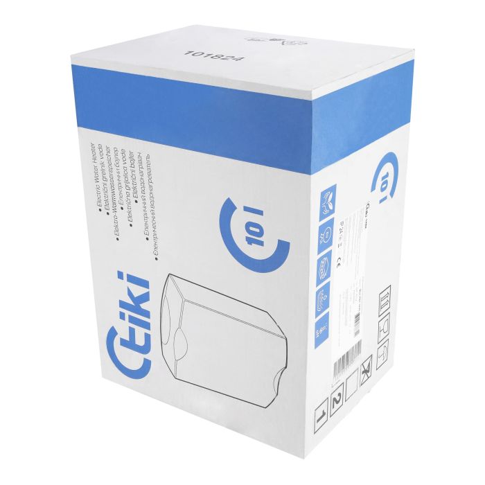 Electric water heater TIKI compact GT, 10L, 2kW, mounting under the sink, mechanical control, A, white, 700187