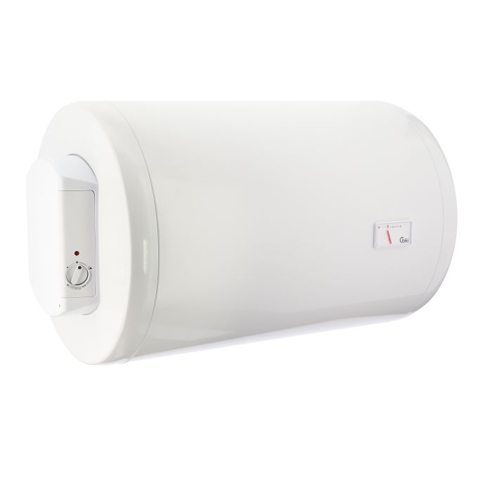Водонагреватель TIKI GBH100, 100 л, круглый, сухой тэн, горизонтальный монтаж, мех. упр-ние,700180