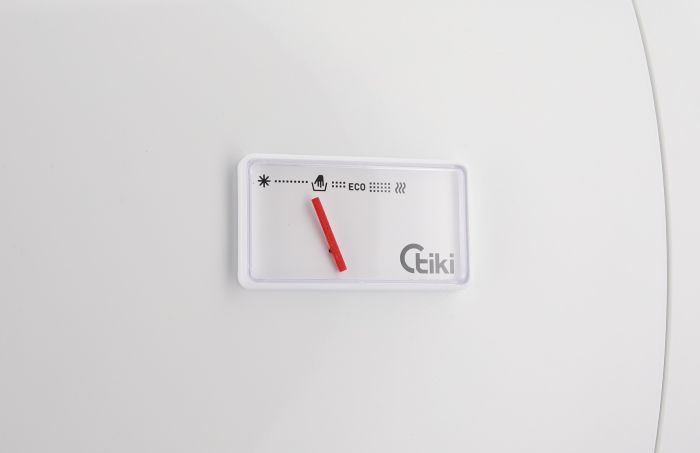 Водонагреватель TIKI GBH100, 100 л, круглый, сухой тэн, горизонтальный монтаж, мех. упр-ние,700180