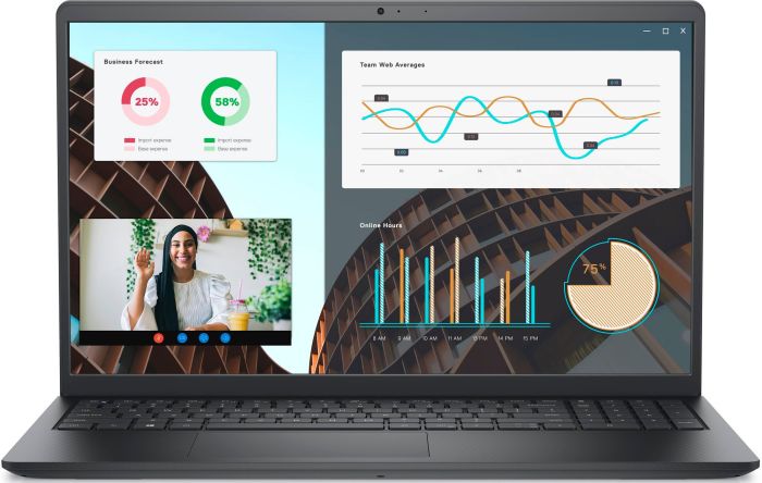 Dell Notebook Vostro 3530 15.6" FHD AG, Intel i5-1334U, 8GB, F512GB, UMA, Win11P, black