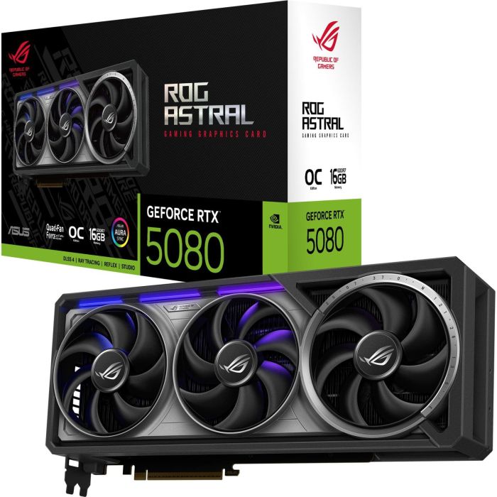 Видеокарта ASUS GeForce RTX 5080 16GB GDDR7 OC ROG-ASTRAL-RTX5080-O16G-GAMING