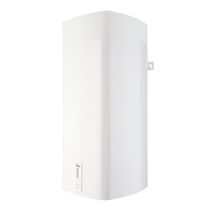 Водонагрівач електр. TIKI слім SuperESD, 80л, 2кВт, сухий тен, електр. кер-ння, B, білий, 700094