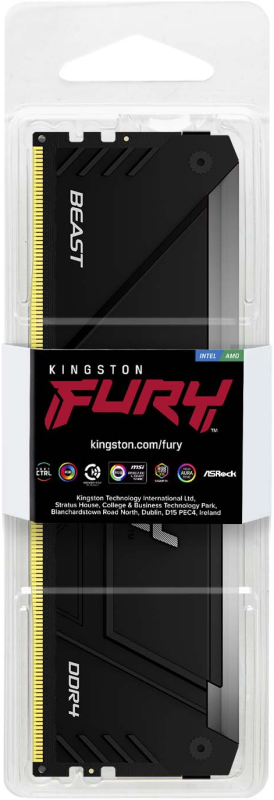 Пам'ять ПК Kingston DDR4  16GB 3600 FURY Beast RGB