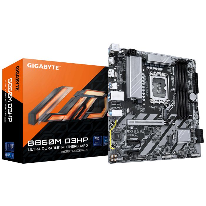 GIGABYTE Motherboard B860M D3HP sAM5 B860 4xDDR5 M.2 HDMI DP mATX
