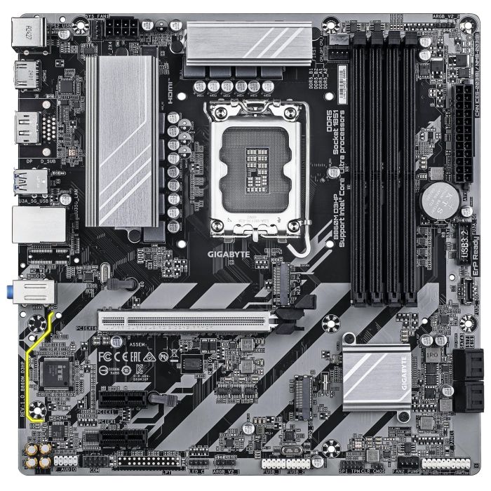 GIGABYTE Motherboard B860M D3HP sAM5 B860 4xDDR5 M.2 HDMI DP mATX