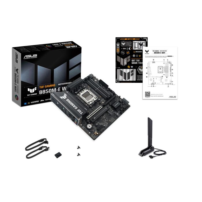 Материнcька плата ASUS TUF GAMING B850M-E WIFI sAM5 B850 4xDDR5 M.2 HDMI DP WiFi BT mATX