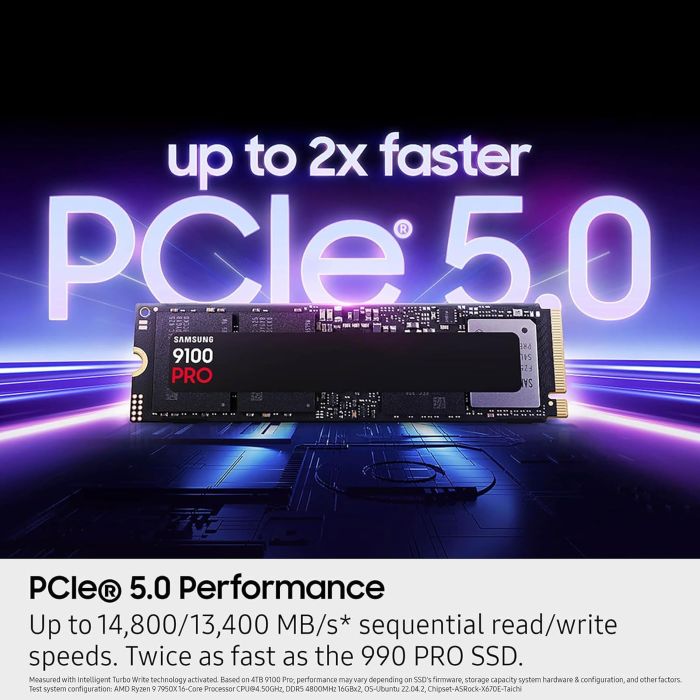 Накопитель SSD Samsung  M.2 4TB PCIe 5.0 9100PRO