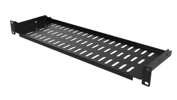 1U 10" D=150MM SHELF MODULE BLACK