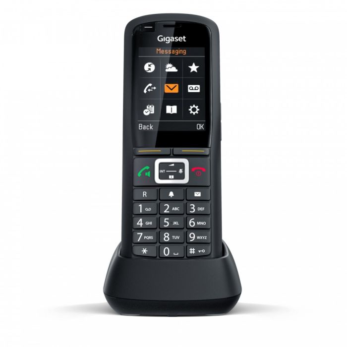 Трубка IP-DECT Gigaset R700H PRO 1xMicro-USB, 1x3.5 мм разъем для гарнитуры, DECT, BT, 2.4"цветной дисплей, IP65