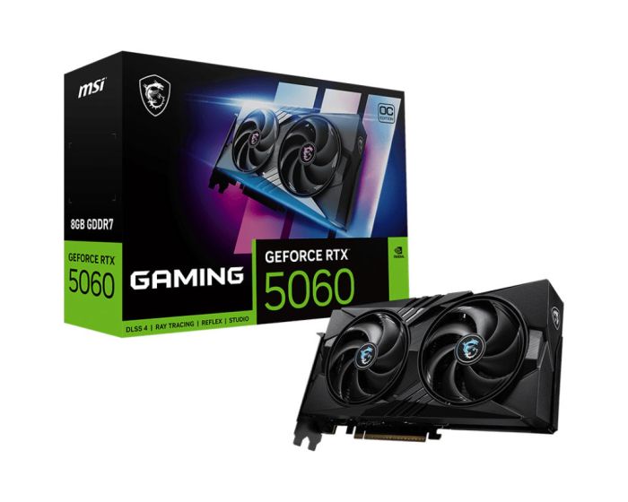 MSI Graphic card GeForce RTX 5060 8GB GDDR7 GAMING OC